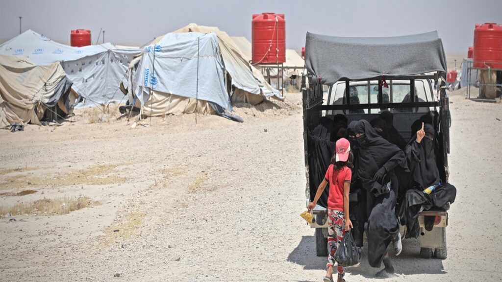 مخيم الهول في شمال شرق سوريا.صورة.موقع الامم المتحدة