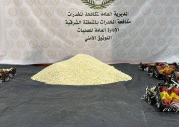 شحنة مخدرات مضبوطة. صورة. الخليج أونلاين.