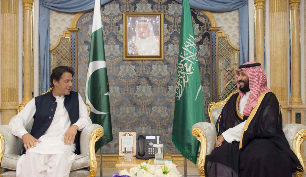 محمد بن سلمان و عمران خان. صورة. صحيفة العرب