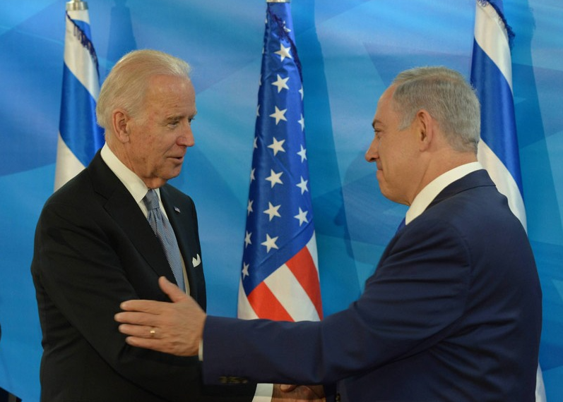 بايدن و نتنياهو. صورة. GPO/Amos Ben Gershom