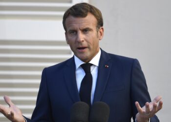 الرئيس الفرنسي، إيمانويل ماكرون.صورة.AFP