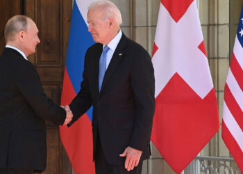 الرئيس الروسي فلاديمير بوتين، ونظيره الأمريكي جوزيف بايدن.صورة.فرانس 24