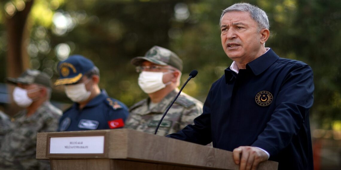 وزير الدفاع التركي، خلوصي أكار.صورة.الجزيرة