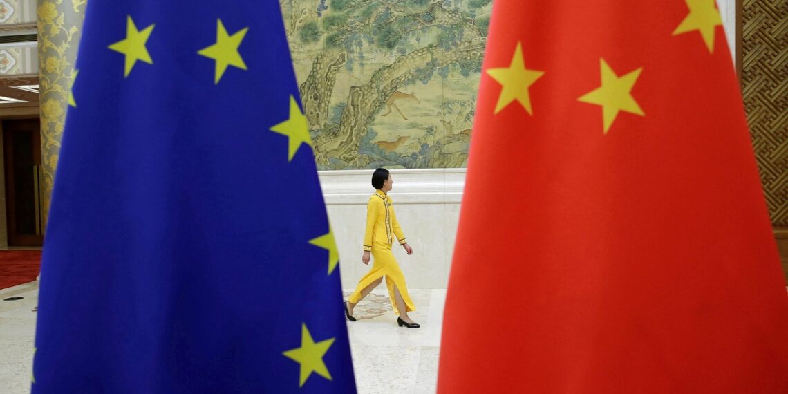 الصين والاتحاد الأوروبي.صورة.رويترز