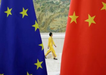 الصين والاتحاد الأوروبي.صورة.رويترز