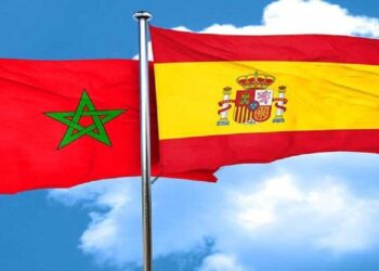 علم المغرب وإسبانيا.صورة.العربية نت