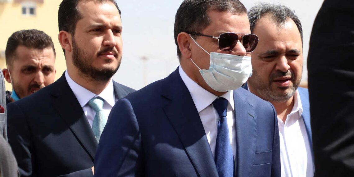 رئيس حكومة الوحدة الوطنية، عبد الحميد الدبيبة.صورة.AFP