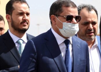 رئيس حكومة الوحدة الوطنية، عبد الحميد الدبيبة.صورة.AFP