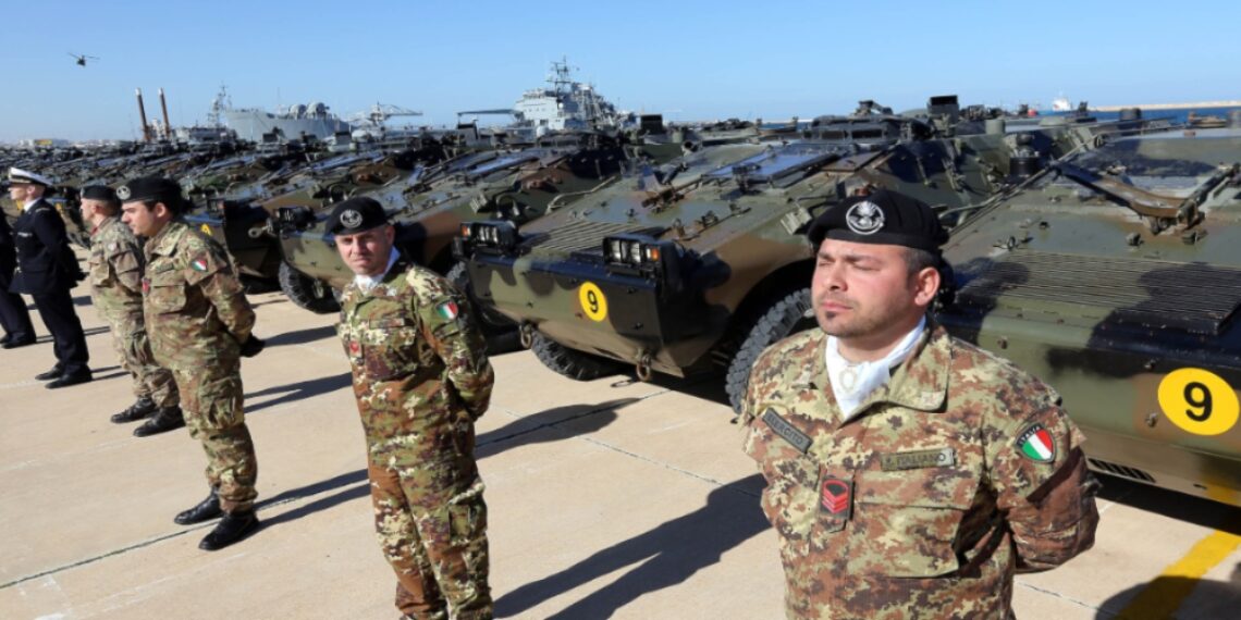 القوات الإيطالية في ليبيا.صورة.العربية نت