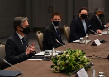 وزير الخارجية الأمريكي،أنتوني بلينكن، مجموعة السبع.صورة.إندبندنت عربية