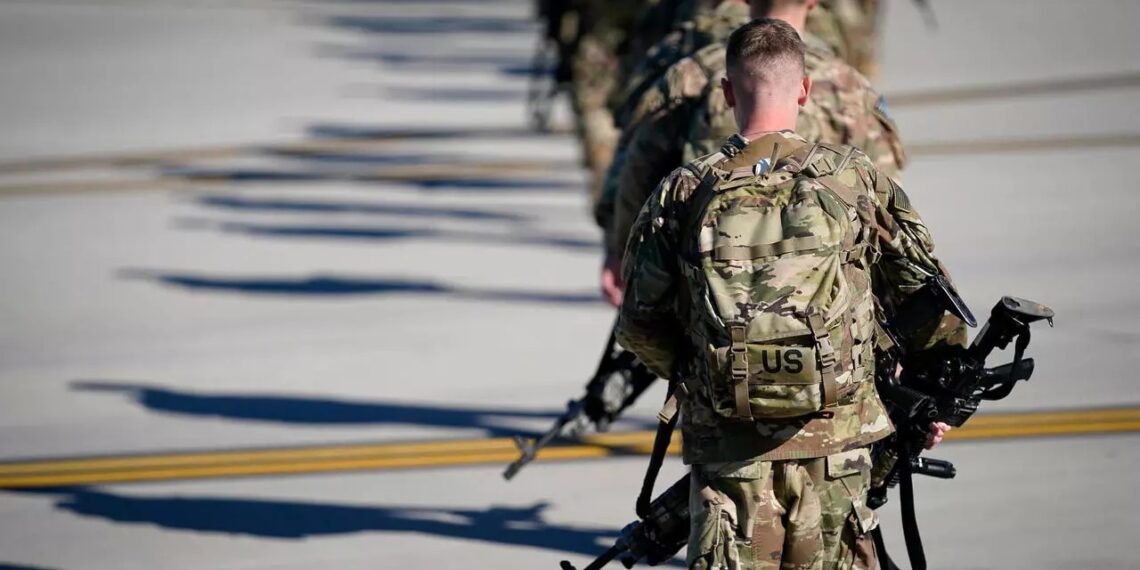 القوات الأمريكية في العراق.صورة.رويترز