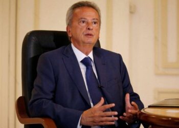 حاكم مصرف لبنان المركزي، رايض سلامة.صورة.فرانس 24