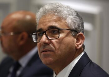 وزير الداخلية الليبي، فتحي باشاغا.صورة.فرانس 24