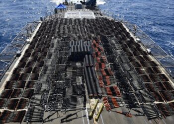 فرقاطة أمريكية.صورة.CNN