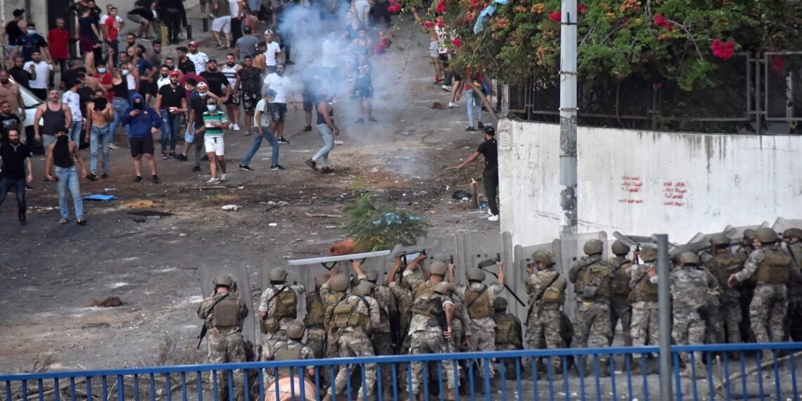 جانب من الاحتجاجات الشعبية في لبنان.صورة.فرانس 24