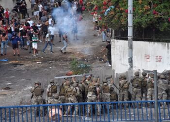 جانب من الاحتجاجات الشعبية في لبنان.صورة.فرانس 24