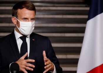 الرئيس الفرنسي، إيمانويل ماكرون.صورة.فرانس 24