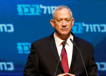 وزير الدفاع الإسرائيلي، بيني غانتس.صورة.سبوتنيك