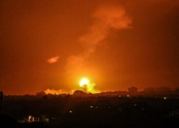 غارة إسرائيلية على قطاع غزة.صورة.إندبندنت عربية