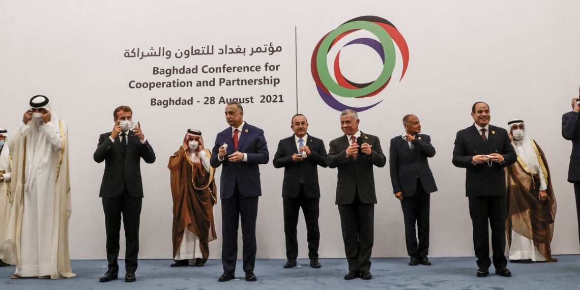 المشاركون في قمة بغداد.صورة.العربية نت