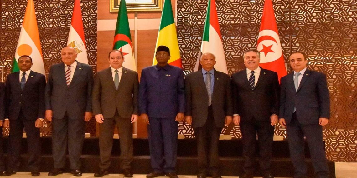 وزراء خارجية دول جوار ليبيا.صورة.الخليج اونلاين