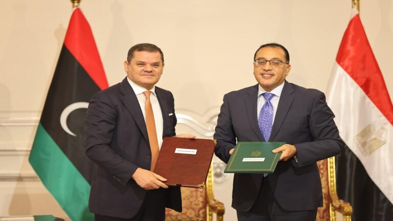 تسريب صوتي لاجتماع الدبيبة ومدبولي في القاهرة