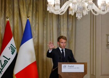 الرئيس الفرنسي إيمانويل ماكرون.صورة.AFP