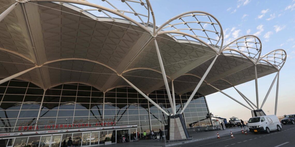 مطار أربيل.صورة.العربية نت