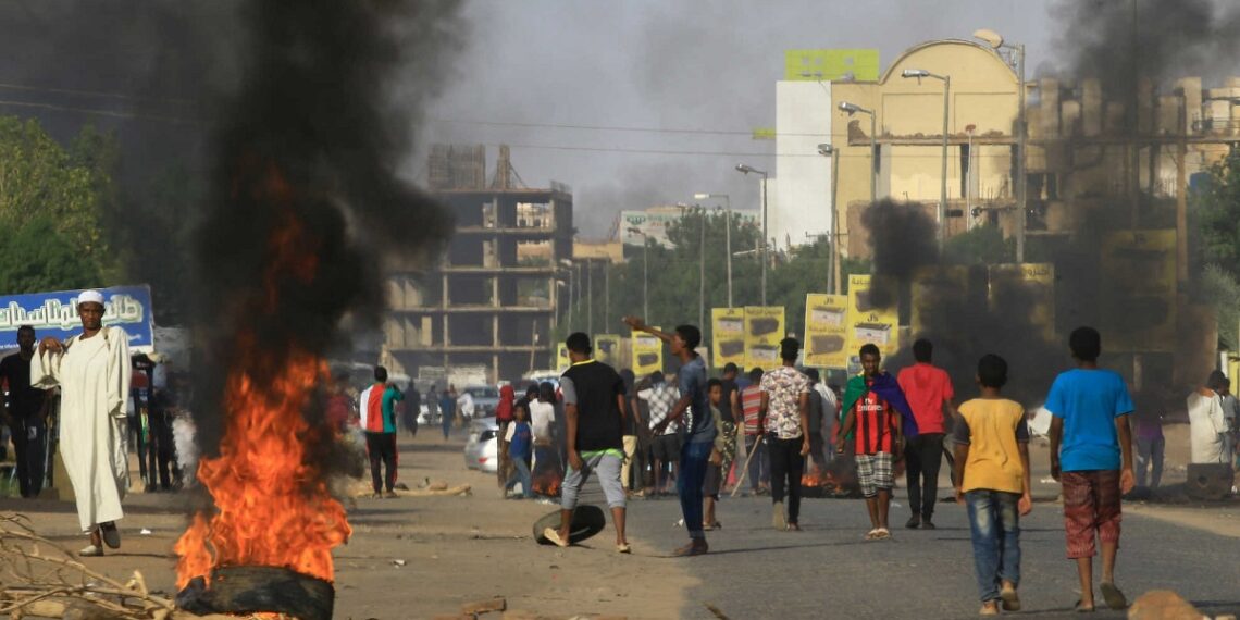 جانب من الفوضى في السودان.صورة.AFP