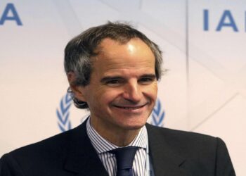 رئيس الوكالة الدولية للطاقة الذرية، رفاييل غروسي.صورة.ميدل إيست