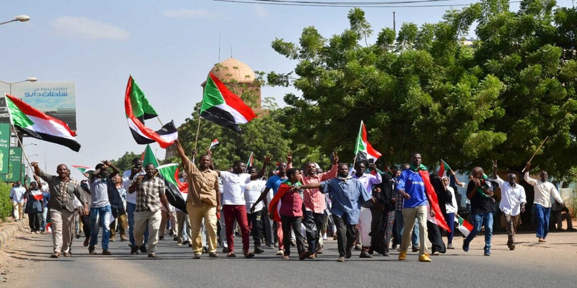 جانب من احتجاجات السودان.صورة.AFP