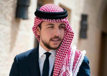 ولي عهد الأردن، الأمير حسين بن عبدالله الثاني.صورة.تويتر