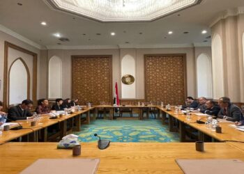 جانب من الاجتماع بين مصر والوفد السويسري.صورة.الخارجية المصرية