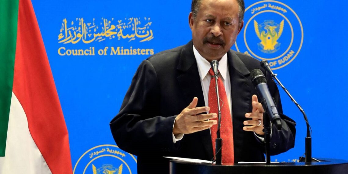رئيس الوزراء السوداني، عبدالله حمدوك.صورة.AFP