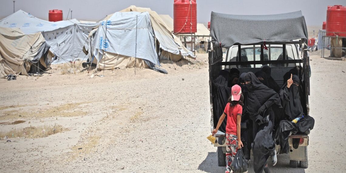 مخيم الهول في شمال شرق سوريا.صورة.موقع الامم المتحدة