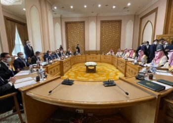 لجنة المتابعة والتشاور السياسي المصرية السعودية في القاهرة.صورة.الخارجية المصرية