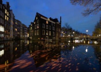 الإغلاق الشامل في أمستردام.صورة.AFP