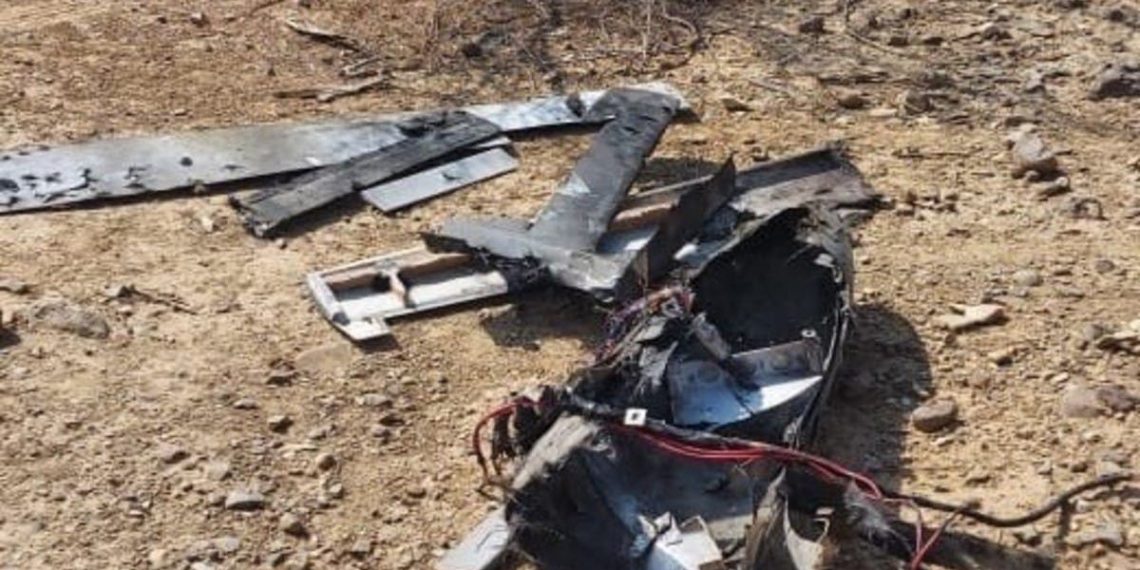 بقايا مسيّرة.صورة.العربية نت