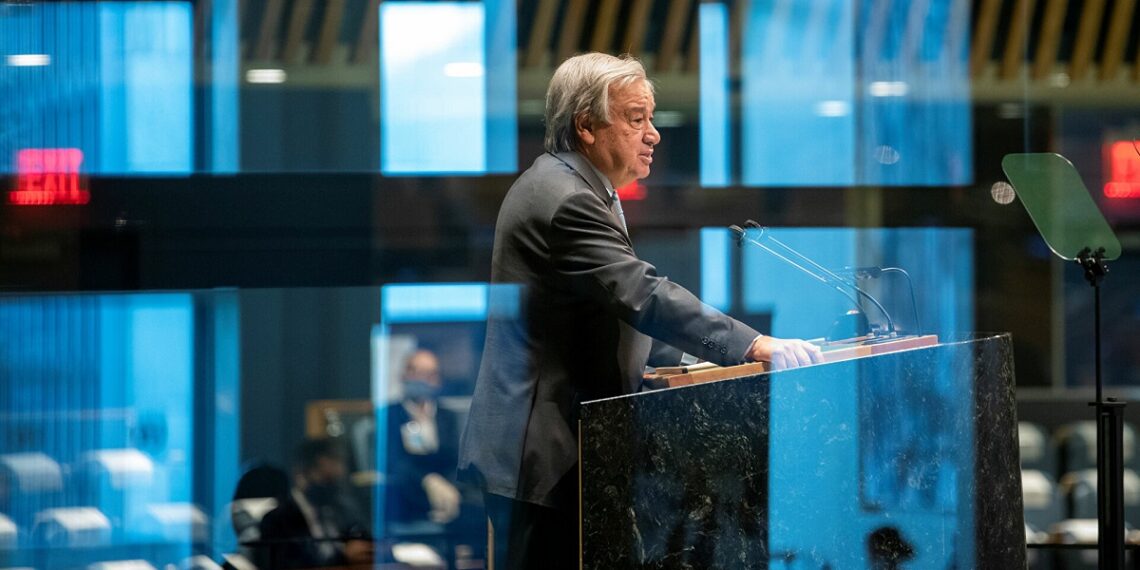 الأمين العام للأمم المتحدة، أنطونيو غويتريش.صورة.سبوتنيك