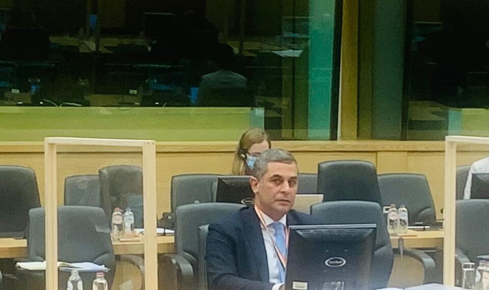 الوزير المفوض محمد فؤاد، مدير وحدة مكافحة الإرهاب الدولي بوزارة الخارجية المصرية.صورة.الخارجية المصرية