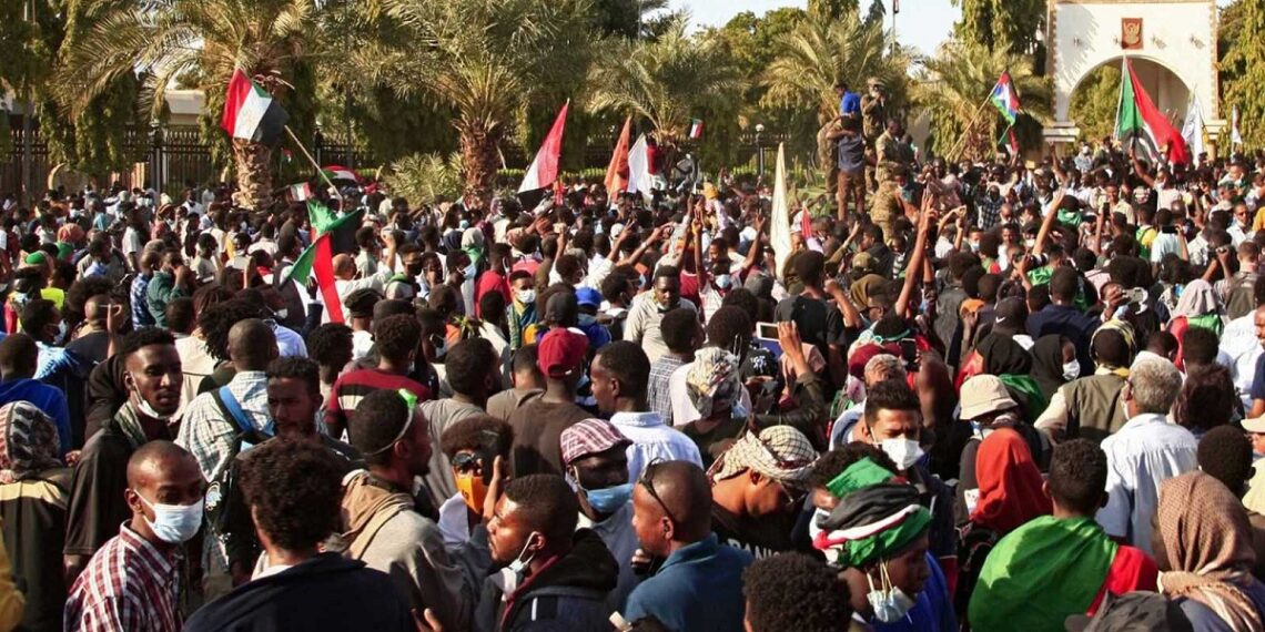 جانب من تظاهرات سودانية سابقة.صورة.فرانس برس