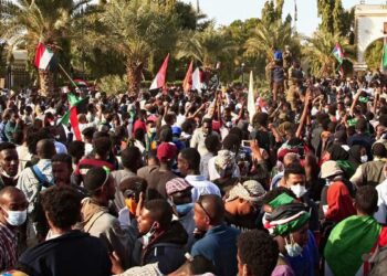 جانب من تظاهرات سودانية سابقة.صورة.فرانس برس