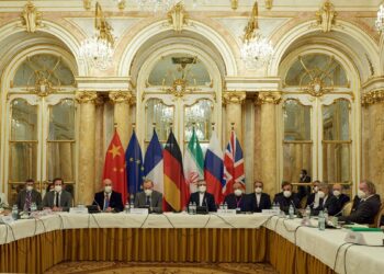 جانب من مفاوضات فيينا.صورة.رويترز