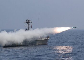 مناورات إيرانية في بحر الخليج.صورة.سبوتنيك