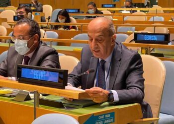 السفير أسامة عبدالخالق مندوب مصر الدائم لدى الأمم المتحدة.صورة.المصري اليوم