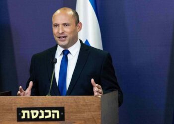 رئيس الحكومة الإسرائيلية، نيفتالي بينيت.صورة.رويترز