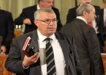 نائب رئيس حركة النهضة، نور الدين البحيري.صورة.AFP