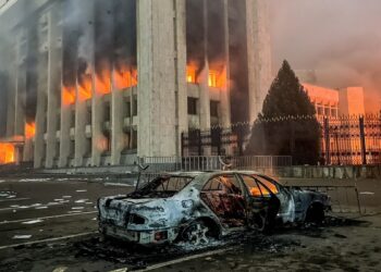 أحداث كازاخستان.صورة.رويترز