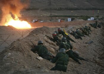 جانب من اشتباكات الحرس الثوري.صورة.سبوتنيك