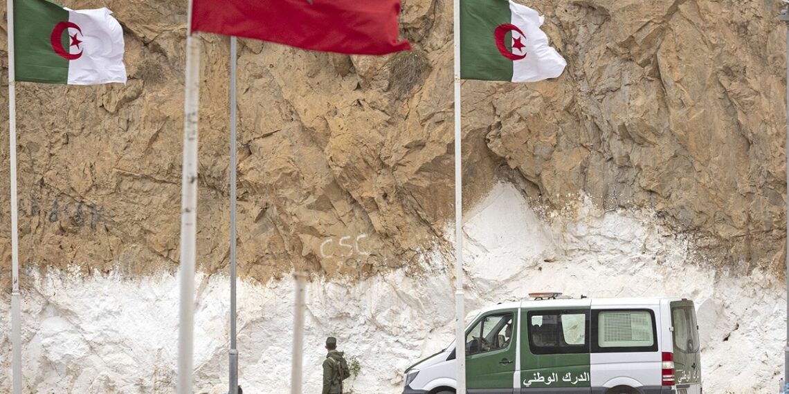 الحدود الجزائرية المغربية.صورة.سبوتنيك